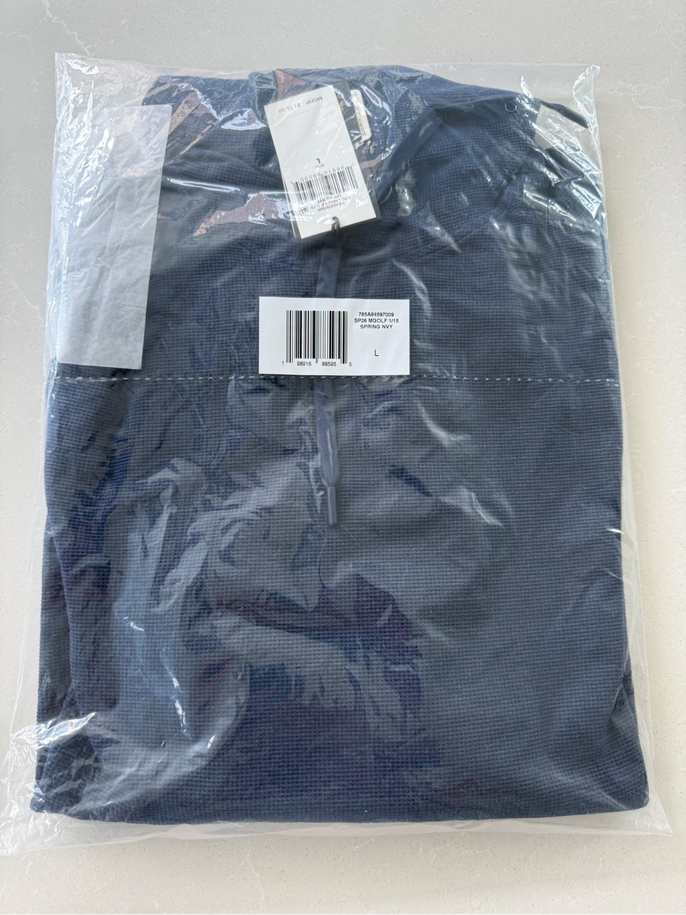 Ralph Lauren RLX GOLF Navy Knit Hoodie